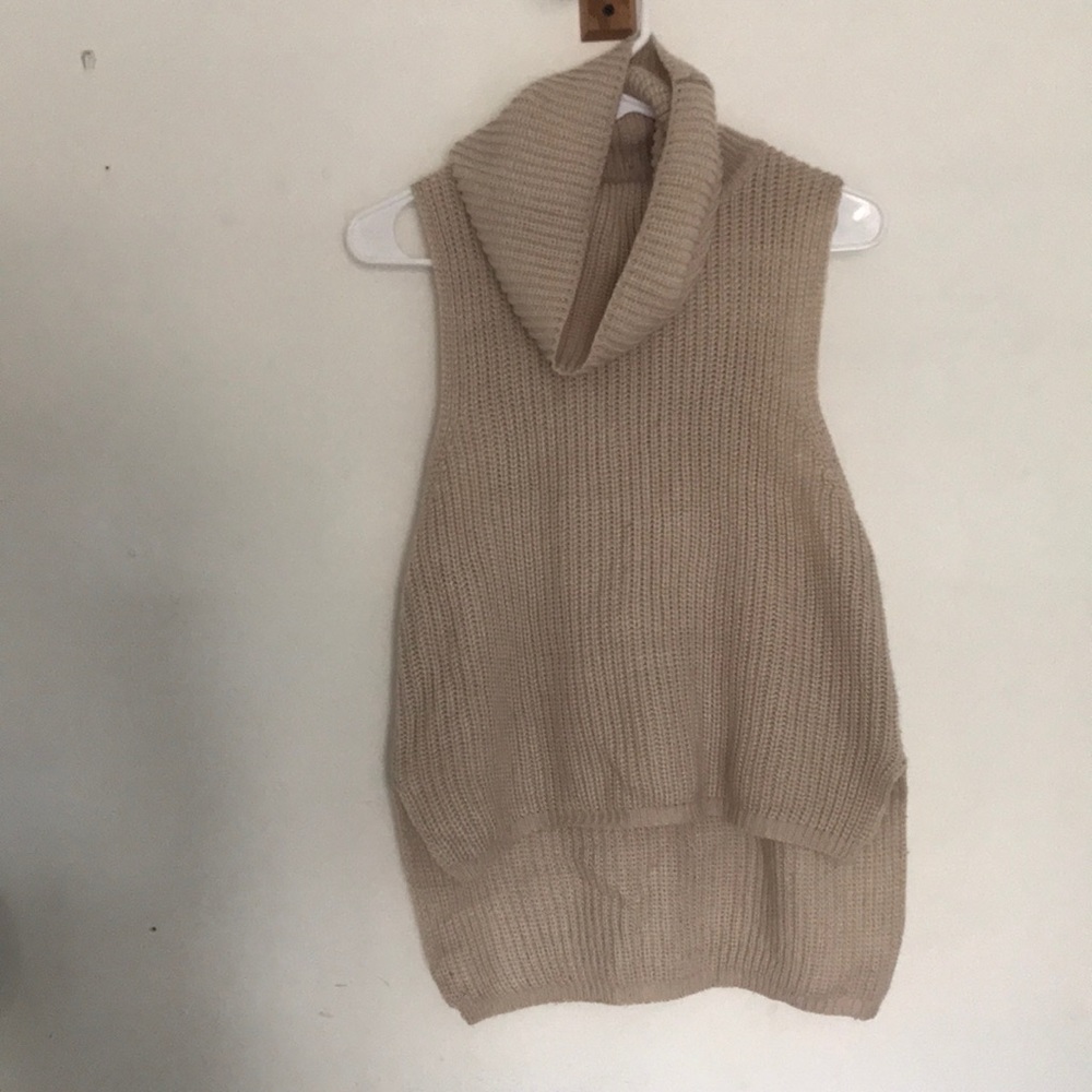 Cowl Sweater Vest